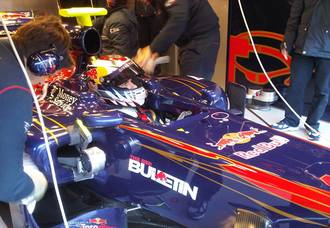 Jaime Alguersuari, octavo en Valencia