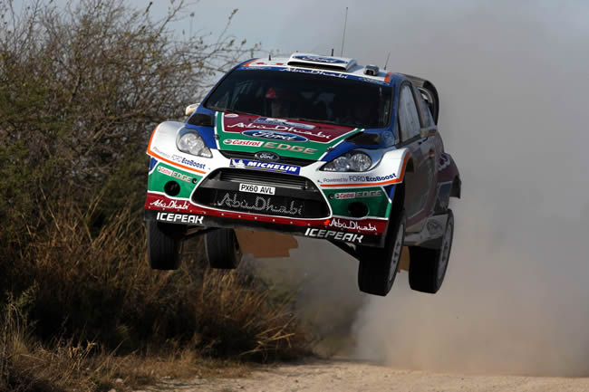 Hirvonen, a volar en Finlandia