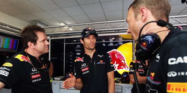 Mark Webber líder en los libres de hoy