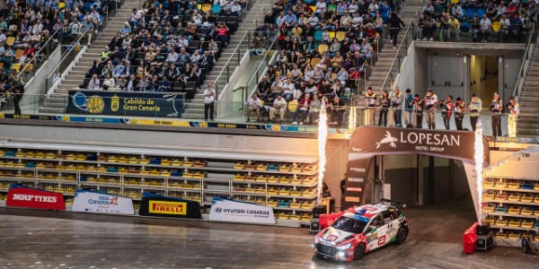 Tramo espectáculo en el Gran Canaria Arena