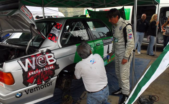 José María Ponce en el Rallye de Santa Brígida 2011