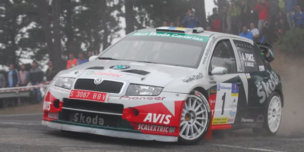 Antonio Ponce en el pasado rallye Isla de Gran Canaria