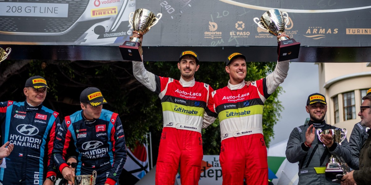 Podio 49 Rallye Senderos de La Palma