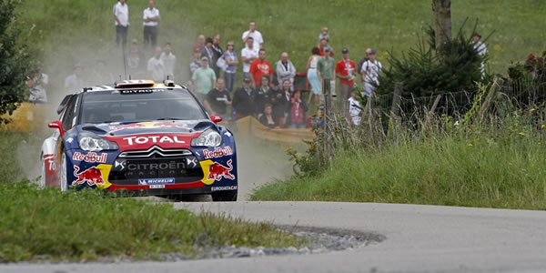 Loeb en el pasado Rally de Alemania 2011 Loeb en el pasado Rally de Alemania 2011