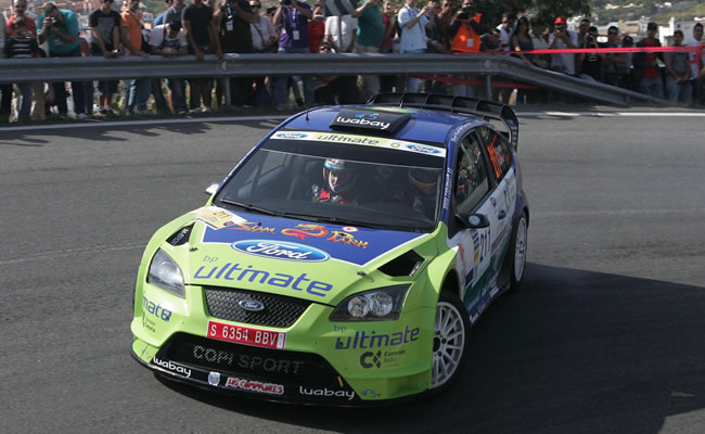 Marco Lorenzo en el pasado Rally Islas Canarias