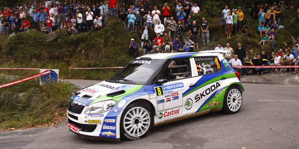 Alberto Hevia, vencedor del Rally Principe de Asturias Alberto Hevia, vencedor del Rally Principe de Asturias