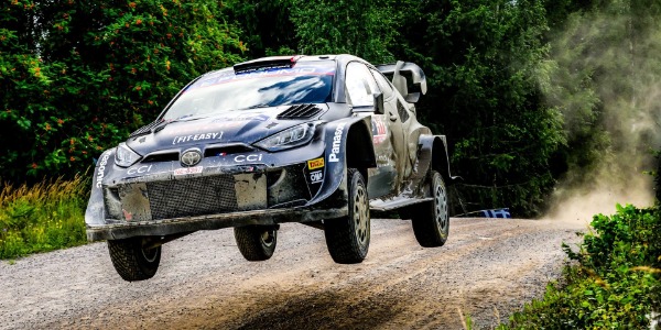 Sébastien Ogier en el Rally de Finlandia
