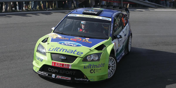 Marco Lorenzo en un pasado rallye