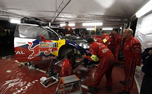 Mecánicos de Sebastien Loeb
