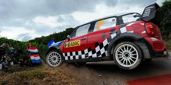 Dani Sordo y Carlos Del Barrio en el pasado Rallye de Alemania