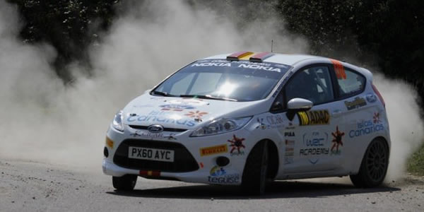 Yeray Lemes en el pasado Rallye de Alemania