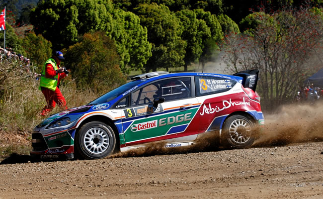 Mikko Hirvonen en Australia
