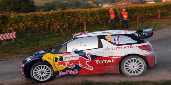 Sebastien Ogier en el Rally de Francia