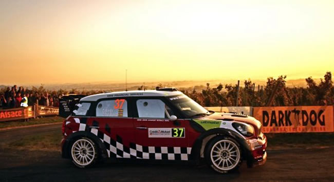 Dani Sordo y Carlos Del Barrio en el Rally de Francia 2011