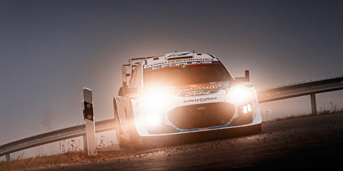 Instante de un tramo del Rallye de Europa Central