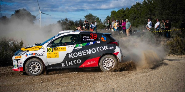 Isaac Vera brilla en el RallyRACC con Kobe Motor y alcanza su primer podio del año