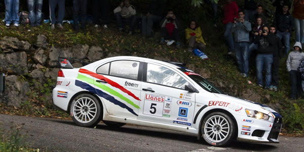 Daniel Marbán ganador de la Mitsubishi Evo Cup