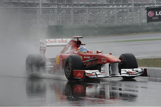 El asturiano Fernando Alonso en el GP de Corea