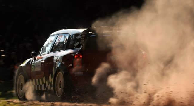 Dani Sordo en el rally de casa