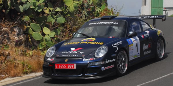 Alfonso Viera en el pasado Rally de Telde