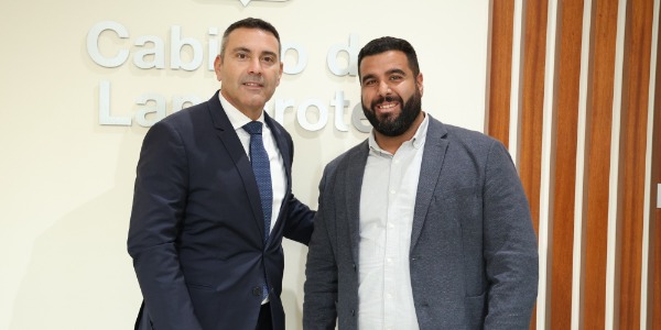 El presidente de la FALP, Dani Ponce, se reunió con el Cabildo de Lanzarote