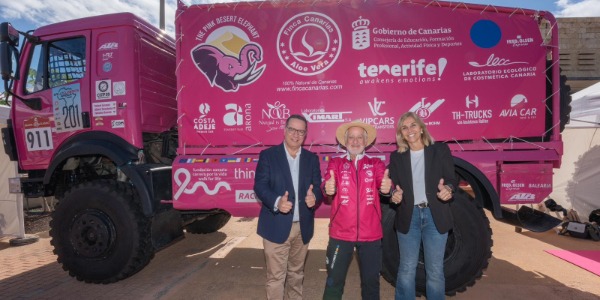 El ‘Elefante Rosa’ de Rafa Lesmes está listo para su segundo Dakar Classic