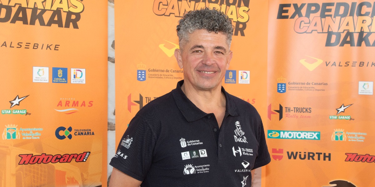 Pedro Peñate ya en ruta hacia el Dakar 2025