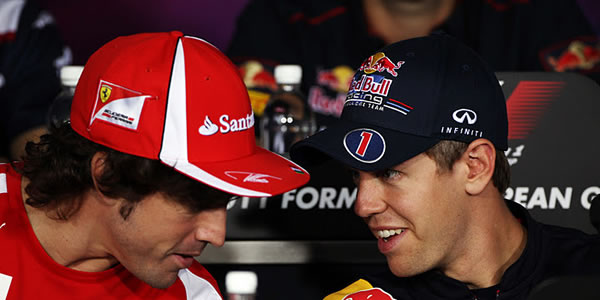 Vettel consigue el mejor tiempo Vettel consigue el mejor tiempo