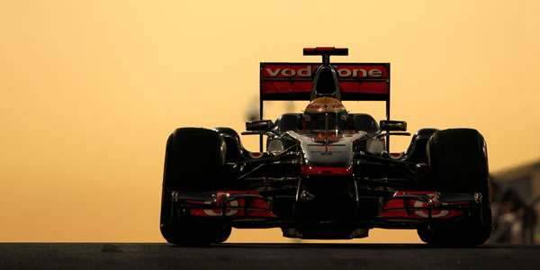 Lewis Hamilton en el Gran Premio de Abu Dhabi 2011