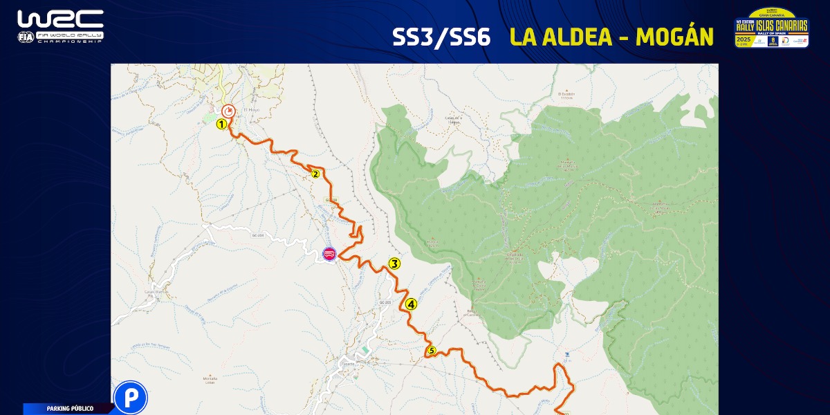 SS3/SS6 La Aldea - Moga´n SS3/SS6 La Aldea - Moga´n