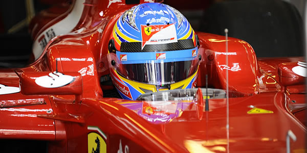 Fernando Alonso en el GP de Abu Dhabi 2011
