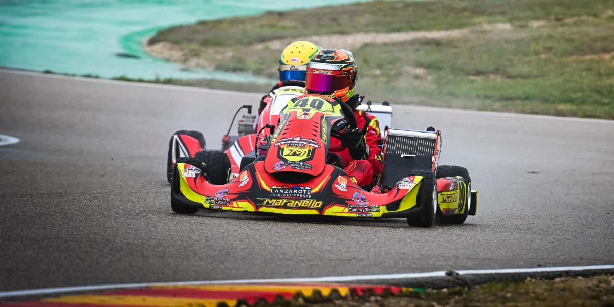 Víctor González en acción