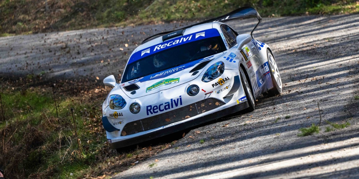 Instante de un tramo del Rallye La Llana