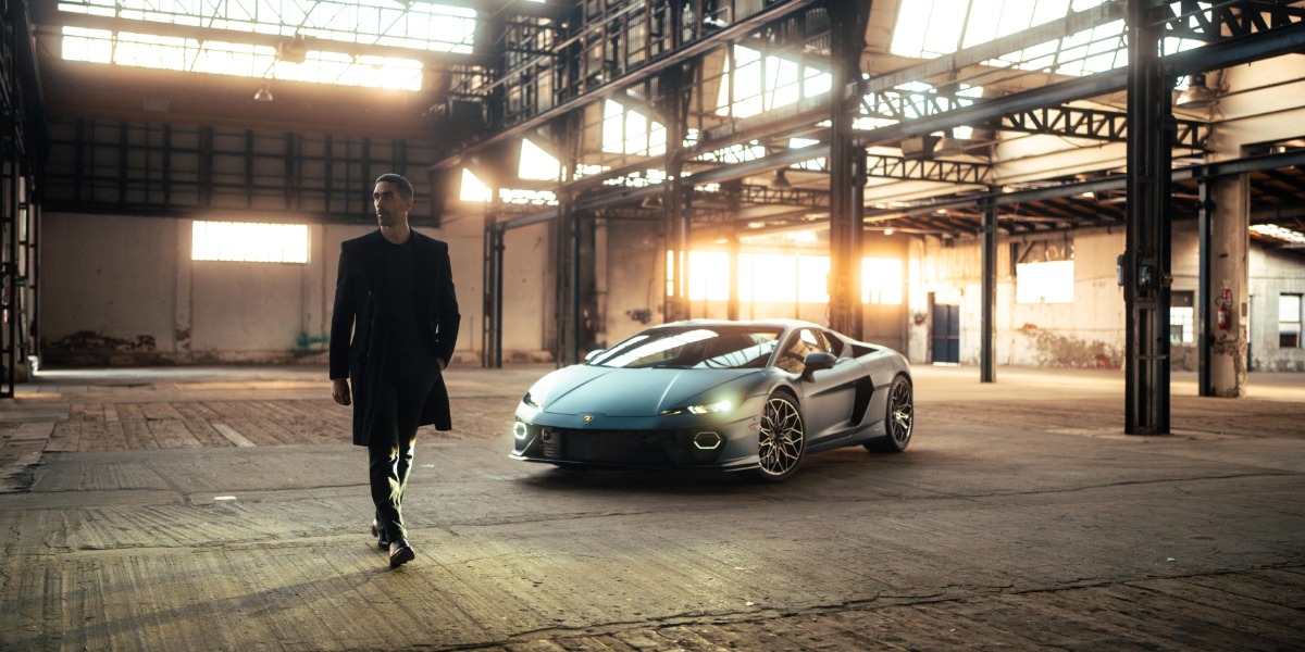 Lamborghini Temerario y Filippo Magnini