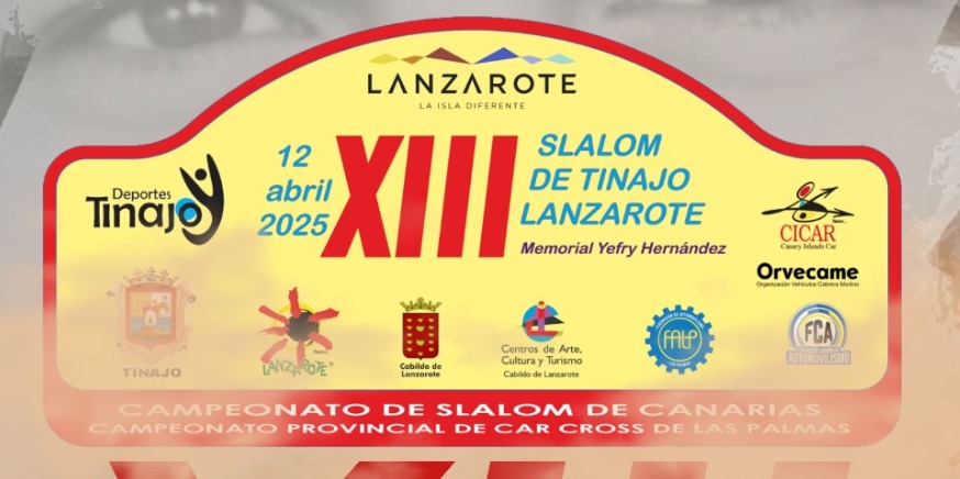Lista provisional de Inscritos del Slalom de Tinajo 2025