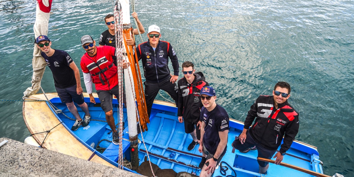 Participantes de la regata