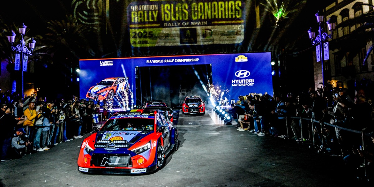 Ceremonia de salida del Rally Islas Canarias WRC 2025 - Rally de España