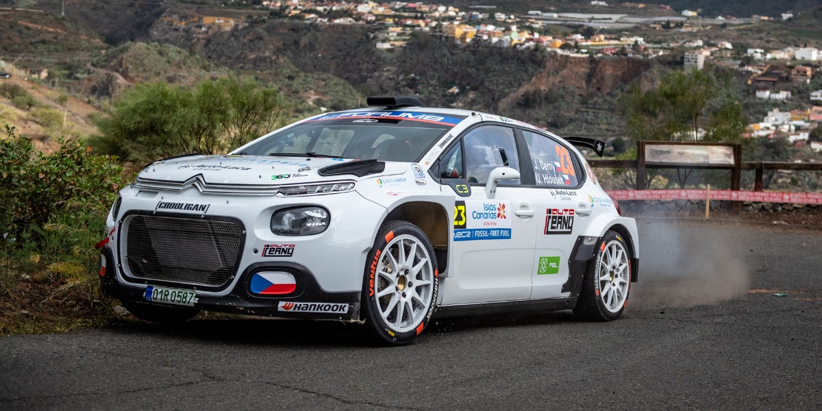Jan Cerny y Jan Hlousek con el Citroën C3 Rally2 Jan Cerny y Jan Hlousek con el Citroën C3 Rally2