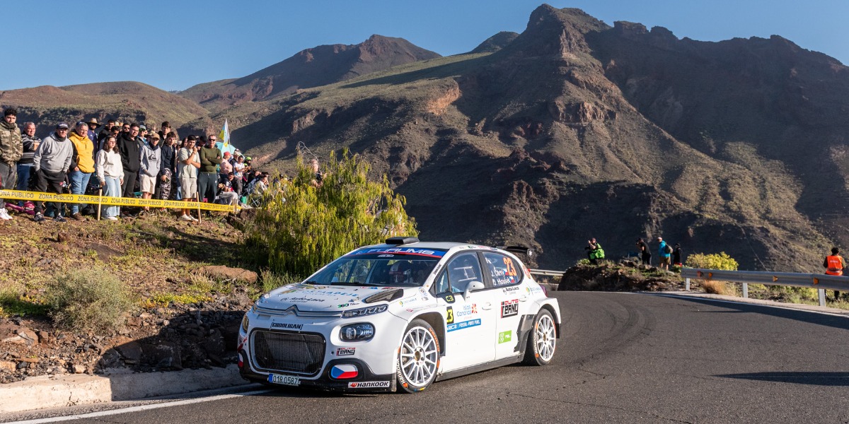 Jan Cerny y Jan Hlousek con el Citroën C3 Rally2