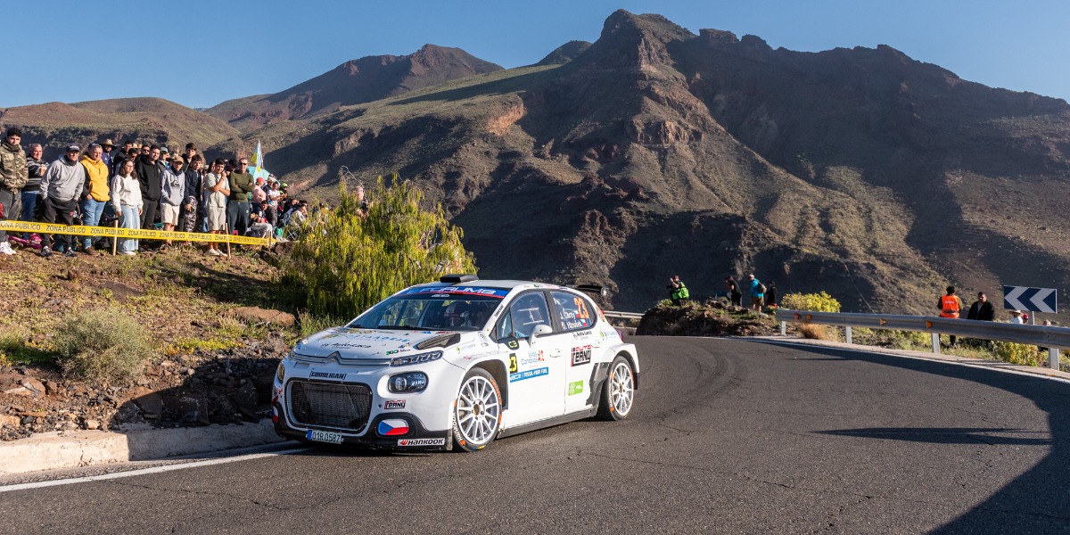 Jan Cerny y Jan Hlousek al volante del Citroën C3 Rally2 Jan Cerny y Jan Hlousek al volante del Citroën C3 Rally2