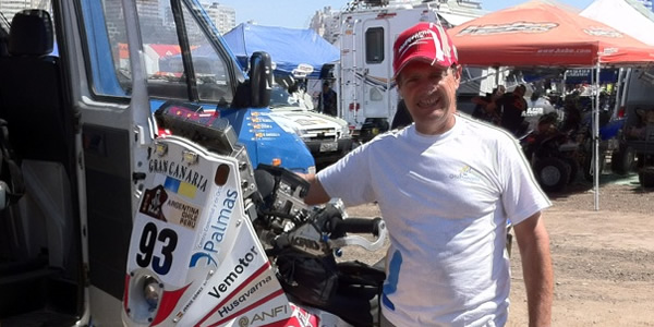 Gómez y  Peñate, listos para el Dakar 2012