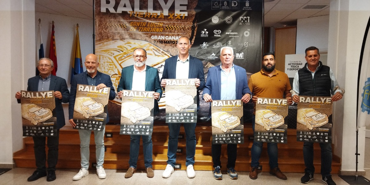 Presentación del cartel del Rallye de Tierra Santa Lucía 2025