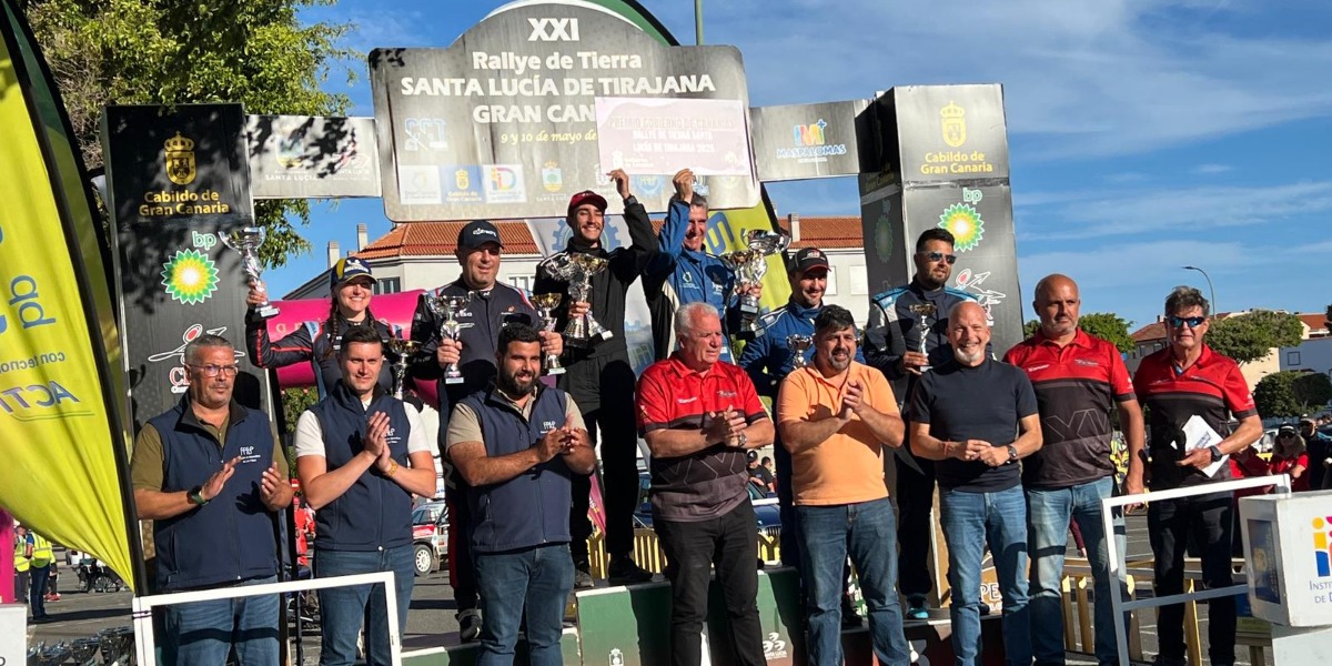 Contundente victoria de Juan Carlos Quintana en el Rallye de Tierra Santa Lucía 2025