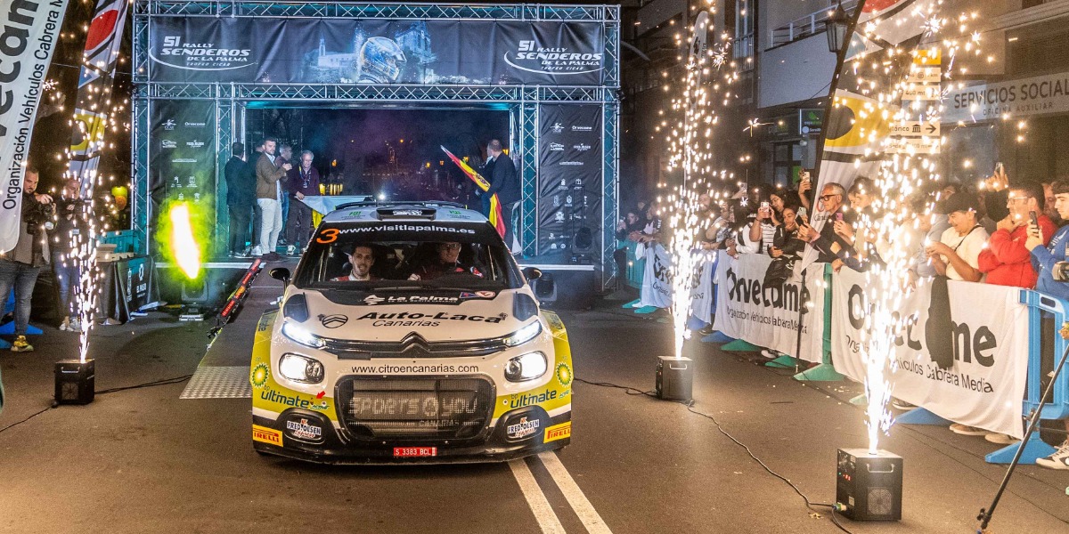 Ceremonia de salida del Rally Senderos La Palma 2025 Ceremonia de salida del Rally Senderos La Palma 2025