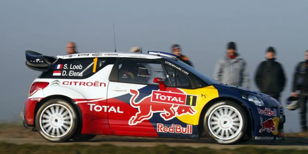 Sebastien Loeb líder del Rally de Montecarlo WRC 2012 Sebastien Loeb líder del Rally de Montecarlo WRC 2012