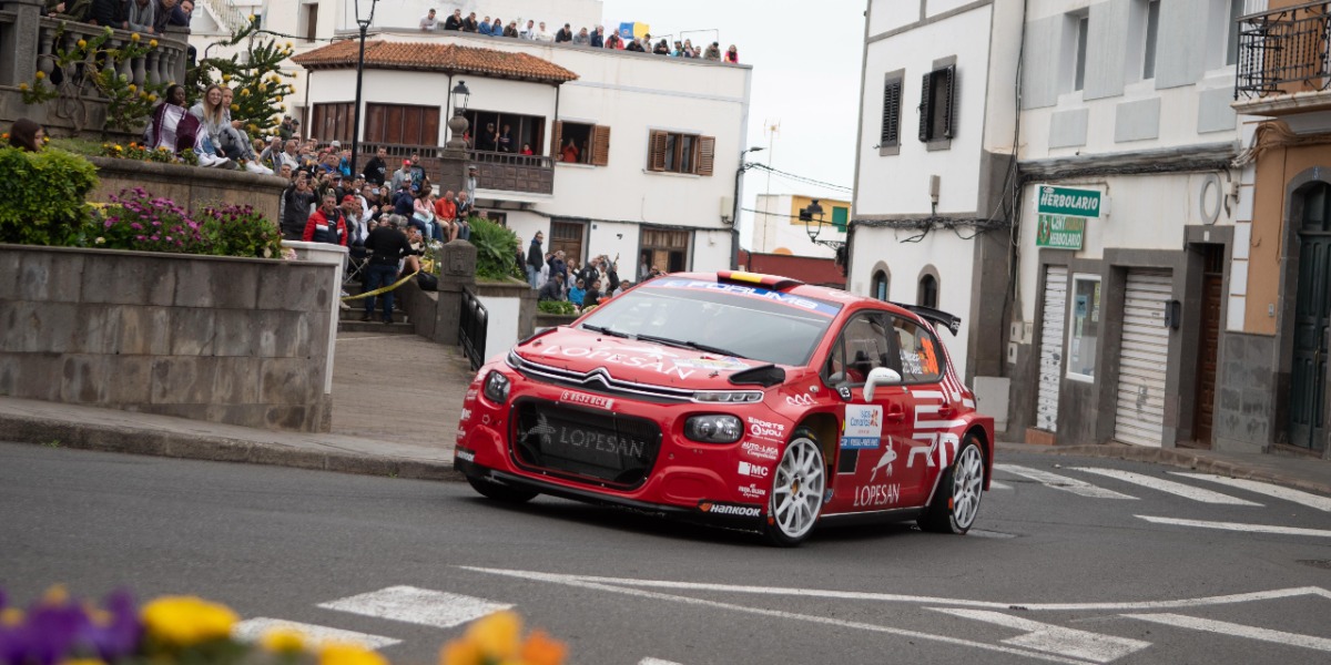 Luis Monzón y José Carlos Déniz en el Rally Islas Canarias WRC 2025 Luis Monzón y José Carlos Déniz en el Rally Islas Canarias WRC 2025