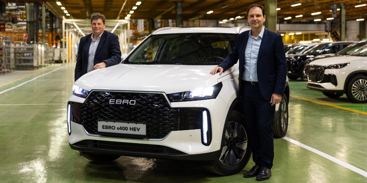Inicio de producción del nuevo SUV híbrido EBRO s400