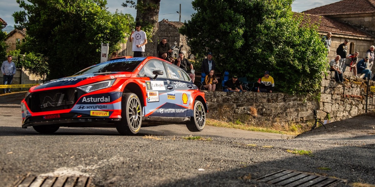 Pepe Álvarez en el Rallye de Ourense