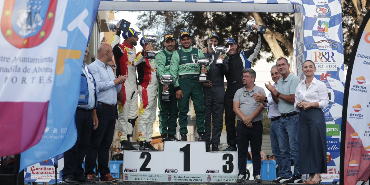 Podio de la prueba Podio de la prueba