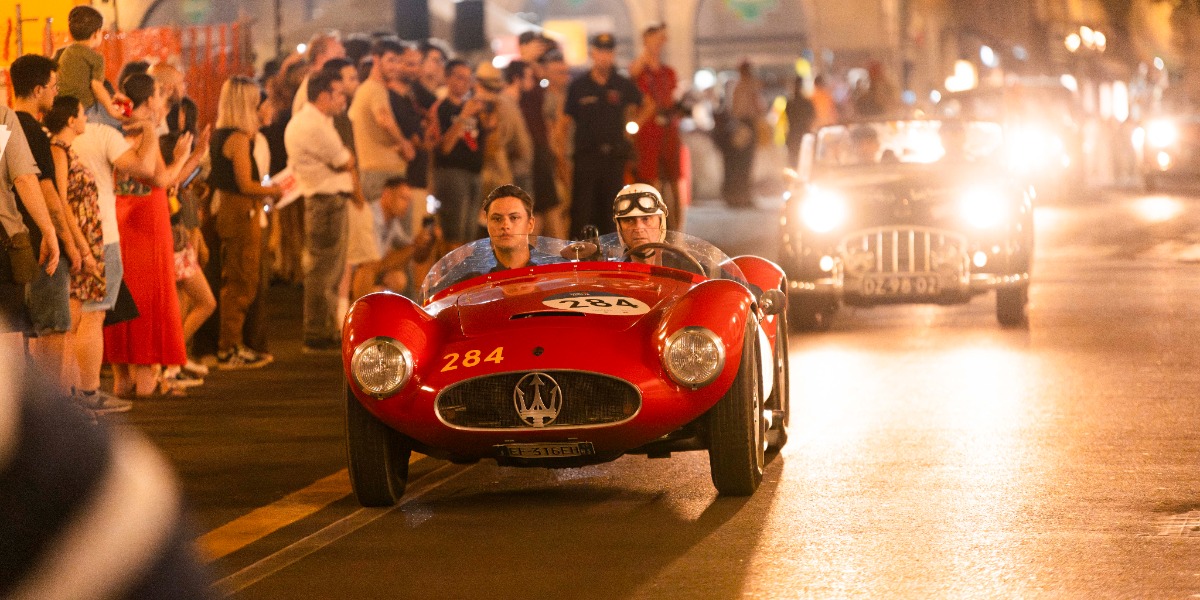 Maserati estuvo presente en la carrera 1000 Miglia